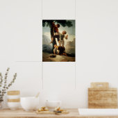 Poster Goya - Garçons grimpant à un arbre 1791 (Cuisine)