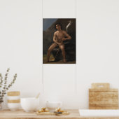 Poster Goya - Hors De St. John Baptist Dans Le Désert 181 (Cuisine)