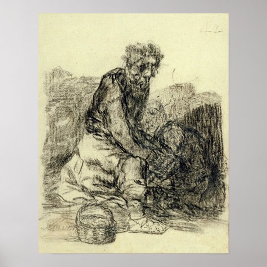 Poster Goya - Ils meurent (Devant)