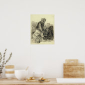 Poster Goya - Ils meurent (Cuisine)