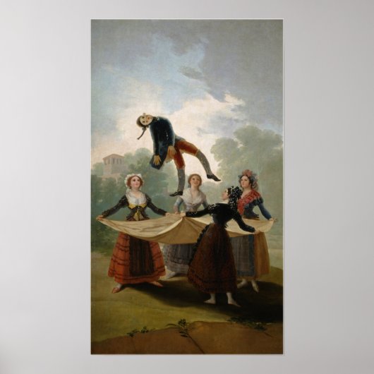 Poster Goya - Jeu Avec Mannequin 1791 (Devant)