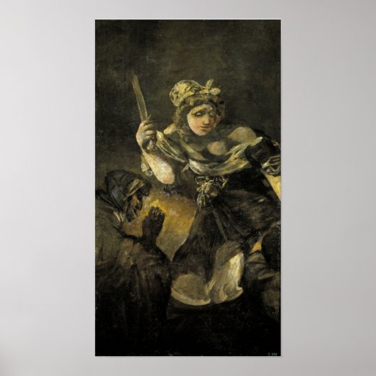 Poster Goya - Judith et Holopherne 1821 (Devant)