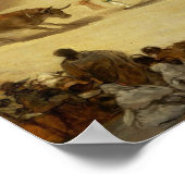 Poster Goya - Korrida dans des anneaux divisés (Coin)