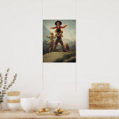 Poster Goya - Kurinnie Fighting. 'Cheval et Cavalier' 179 (Cuisine)