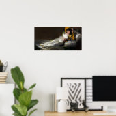 Poster Goya - Maja habillé 1800 (Bureau à domicile)