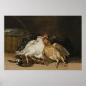 Poster Goya - Oiseau mort 1808 (Devant)