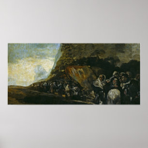 Poster Goya - Pèlerinage à la source de San Isidro 1823