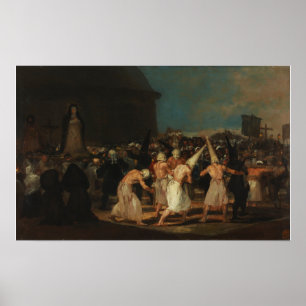 Poster Goya - Procession Des Flagellants (Passages) 1812