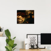 Poster Goya - Sv. Francis Borgia aide à mourir 1788 (Bureau à domicile)