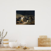Poster Goya - Trois Mai (Exécution des défenseurs de Mad (Cuisine)