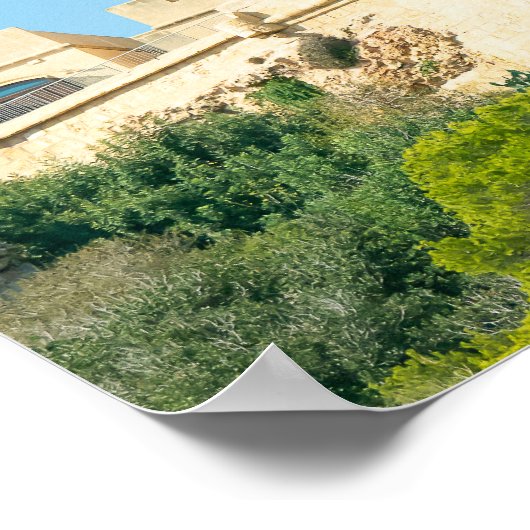 Poster Gozo Citadella Heights (Coin)