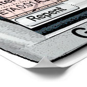 Poster GPS Dieu sauveur personnel (Coin)