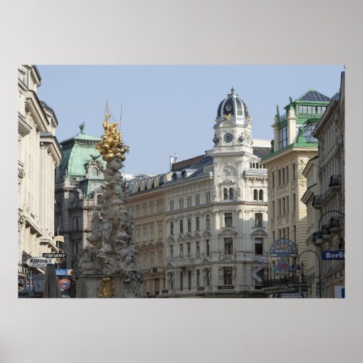 Poster Graben, Vienne Autriche (Devant)