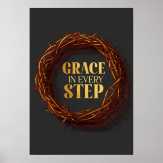 Poster Grâce à chaque pas