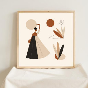 Poster Grâce au Clair de Lune