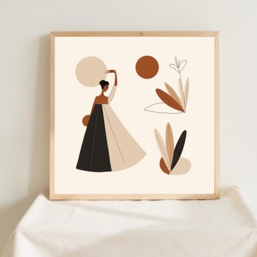 Poster Grâce au Clair de Lune