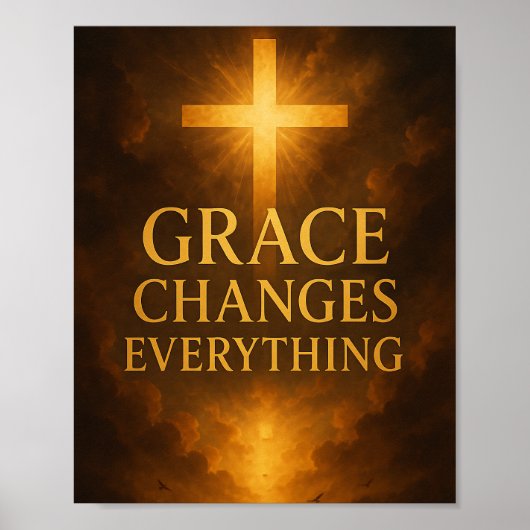Poster Grace change tout Chrétien  (Devant)