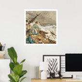 Poster Grace Darling and her father saving the shipwrecke (Bureau à domicile)