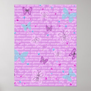 POSTER GRÂCE DE PAPILLON