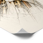 Poster Grâce de porcelaine (Coin)