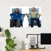 Poster Grace et Frankie Sitting (Bureau à domicile)