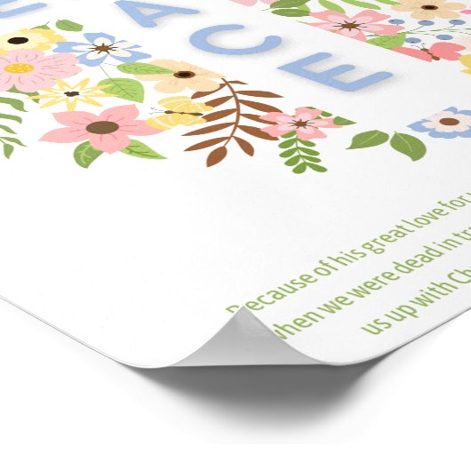 Poster Grâce et Miséricorde (Coin)