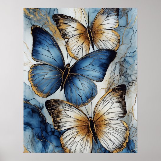 Poster Grace papillon (Devant)