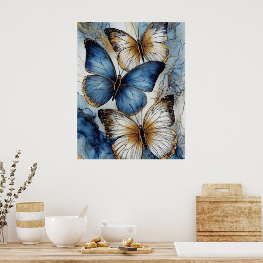 Poster Grace papillon (Cuisine)