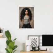 Poster Grâce résiliente (Bureau à domicile)
