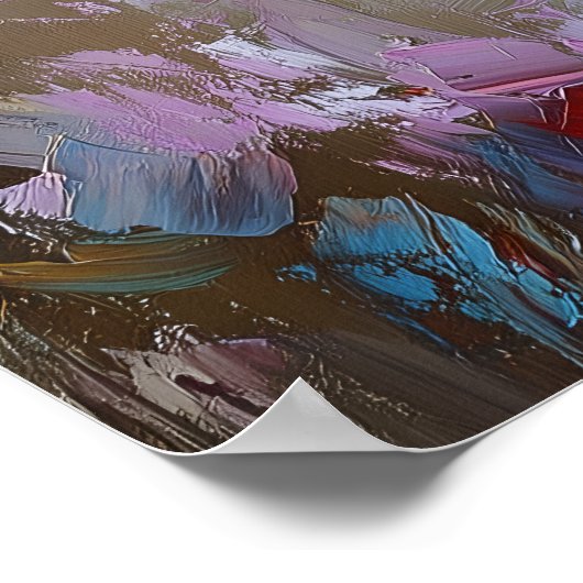 Poster Graceful Ragdoll Cat in a Flower Garden – Soft Pas (Coin)