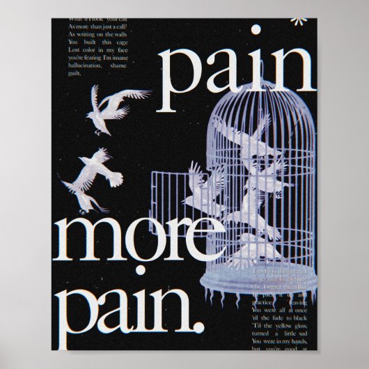 Poster Gracie Abrams Je Vous Ai Dit Des Choses Paroles (Devant)