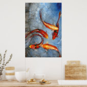 Poster Gracieux Koi I (Cuisine)