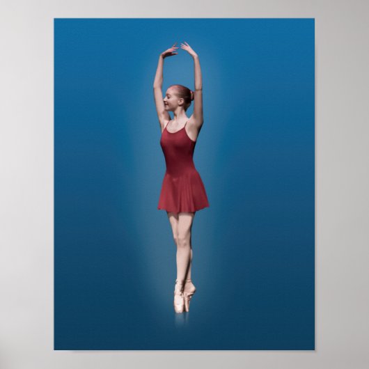 Poster Gracity Ballerina Sur Pointe (Devant)