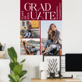 Poster Grad 2025 Photos Garder des diplômes (Bureau à domicile)