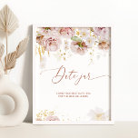 Poster Graden datent les idées de nuit. Boho automne Date<br><div class="desc">Graden datent les idées de nuit. Boho fall Date pot poster de la mariée. Éléments correspondants disponibles.</div>