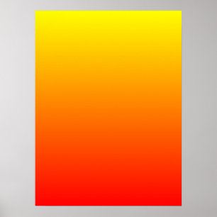 Poster Gradient ensoleillé