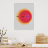 Poster Gradient | Inspirational & decorative art (Cuisine)