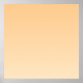 Poster Gradient jaune clair et orange (Devant)
