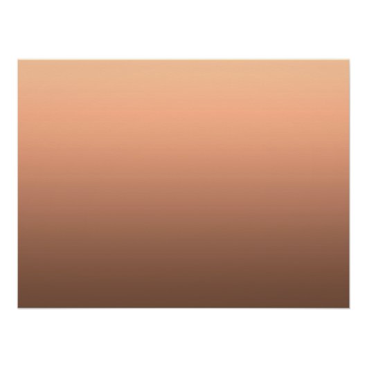 Poster Gradient Peach - deep to light | Seasonal Moods |  (Devant)