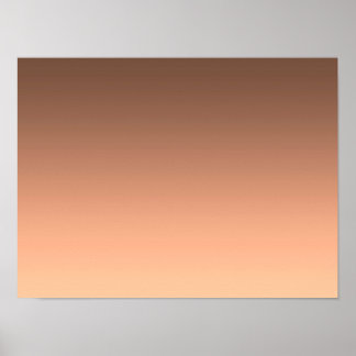 Poster Gradient Peach - light to deep | Seasonal Moods |