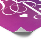 Poster Gradient Pink & Blue -This Home Is Blessed (Coin)