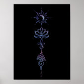 Poster Gradient Unalome Group  (Devant)