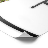 Poster Graduate Multi Photo Collage Script moderne (Coin)