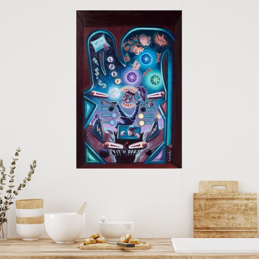 Poster Graduate Pinball (Cuisine)