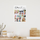 Poster Graduation 16 Photo Collage Script Graduate (Cuisine)