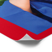 Poster Graduation 2025 3e année Photos Red Script (Coin)