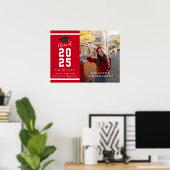 Poster Graduation 2025 Photo Modern Grad Party (Bureau à domicile)