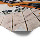 Poster Graduation 2025 Photos Vert et Blanc Diplômé (Coin)