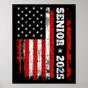 Poster Graduation 2025 Shirt Design avec nous Drapeau Sen