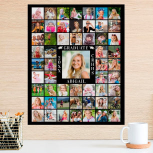 Poster Graduation 55 Photo Collage Personnalisez votre co